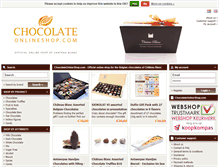 Tablet Screenshot of chocolateonlineshop.com